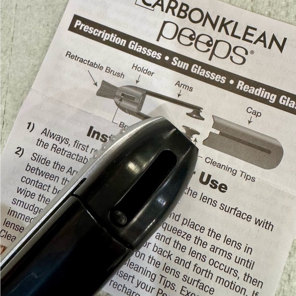 CarbonKlean Lens Cleaner in Black and Silver. One item - Picture 3 of 5